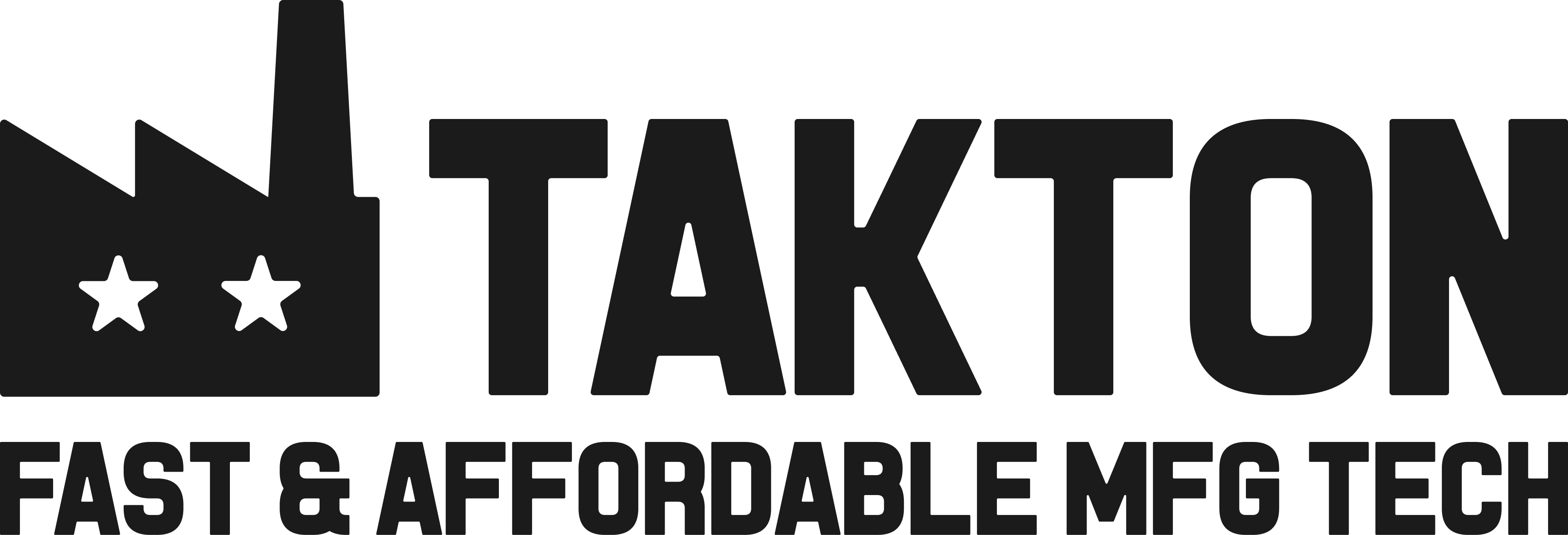 Takton — Fast & Affordable Mfg Tech